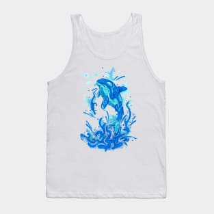 blue orca whale Tank Top